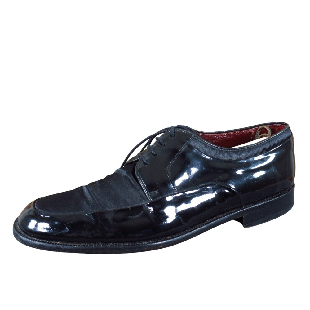 Sandro Moscoloni‎ Crown Mens Oxford Shoes Size 12 B Formal Black Patent Leather